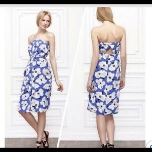 Anthropologie Leifsdottir strapless dress sz 12